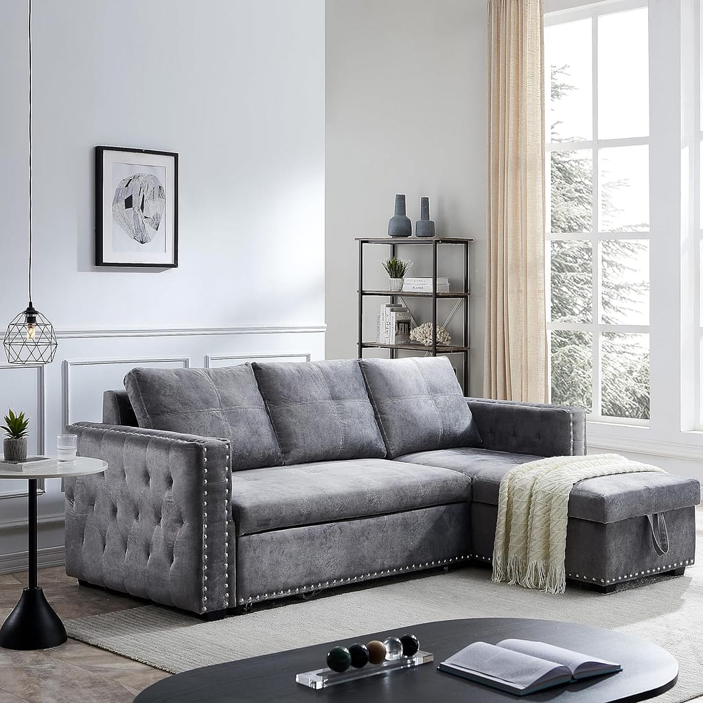 Modern Fort Velvet Sofa