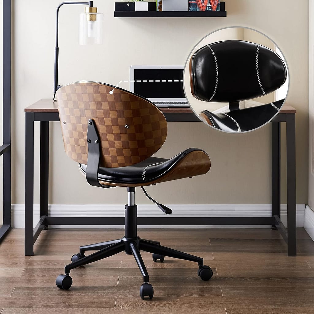 Armless Bentwood Desk Chair