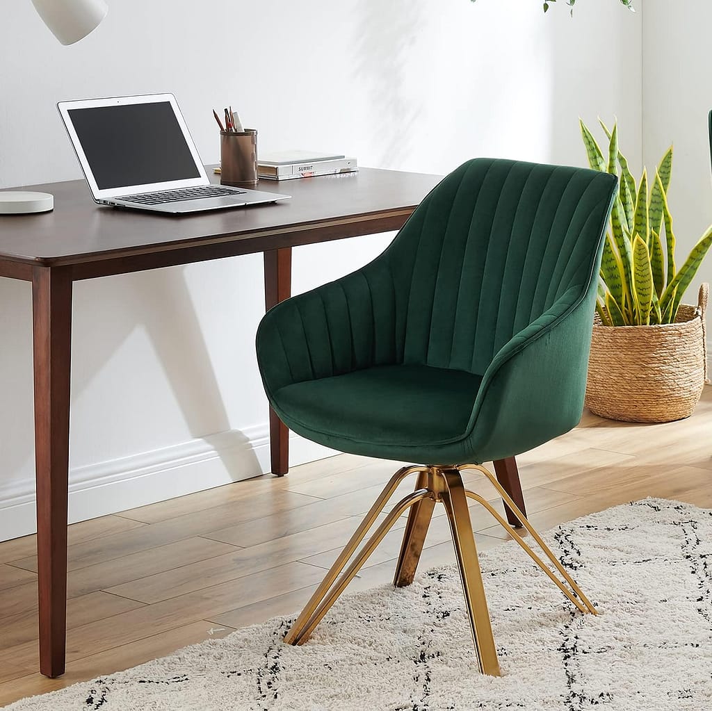 Upholstered Desk Chairs No Wheels