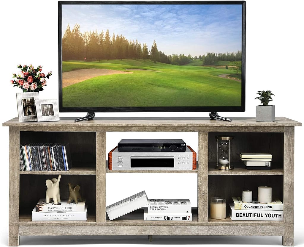 Black 65-inch tv stand