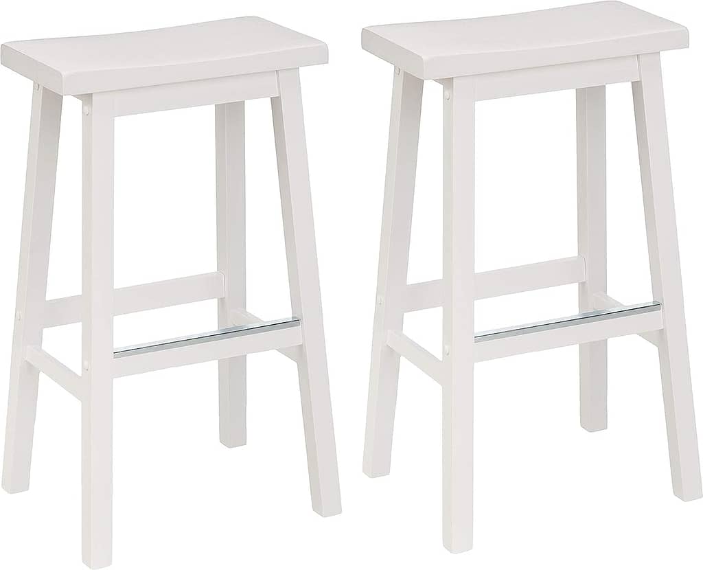 White Wood Bar Stools