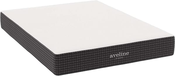 Modway Aveline Gel Infused Memory Mattress with CertiPUR-US Certified Foam, Queen, White