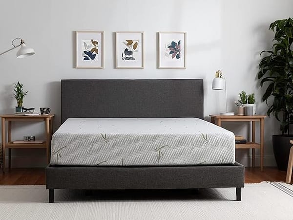 Tulo 10" Medium-Plush Memory Foam Bamboo Pressure Relief Mattress in a Box | Twin Size