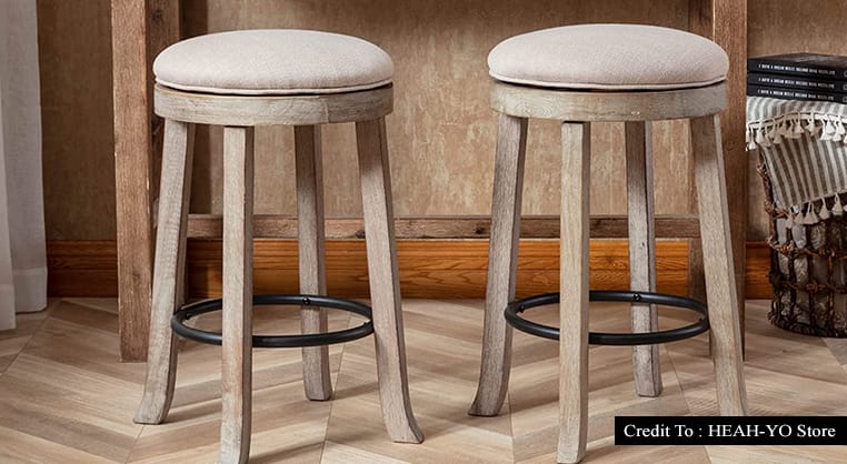 Backless Swivel Bar Stools