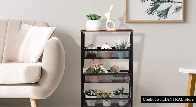 rustic kitchen cart