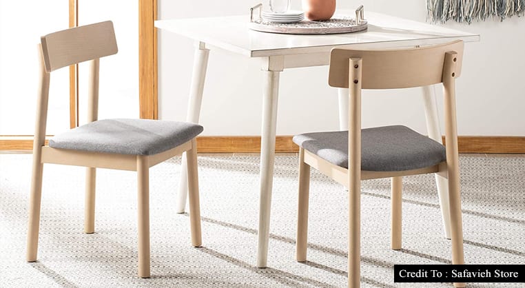 white oak dining chair