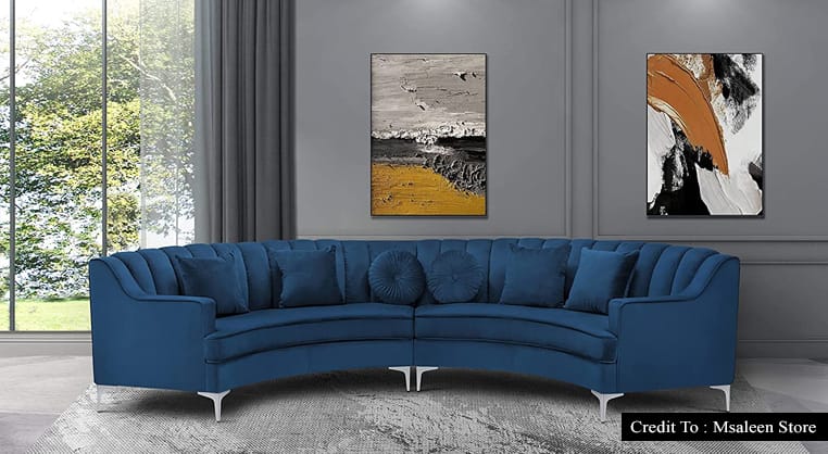 semi circle couch