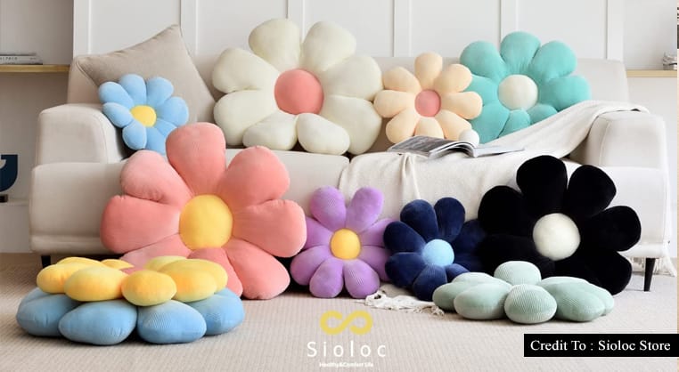 flower pillow