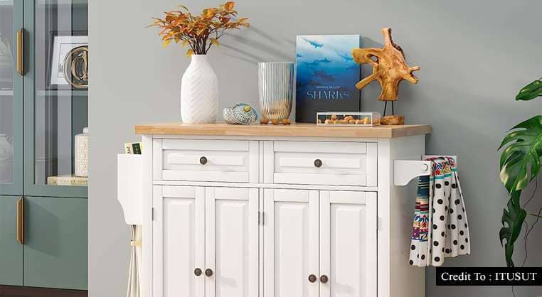 Kitchen Island with Drawers