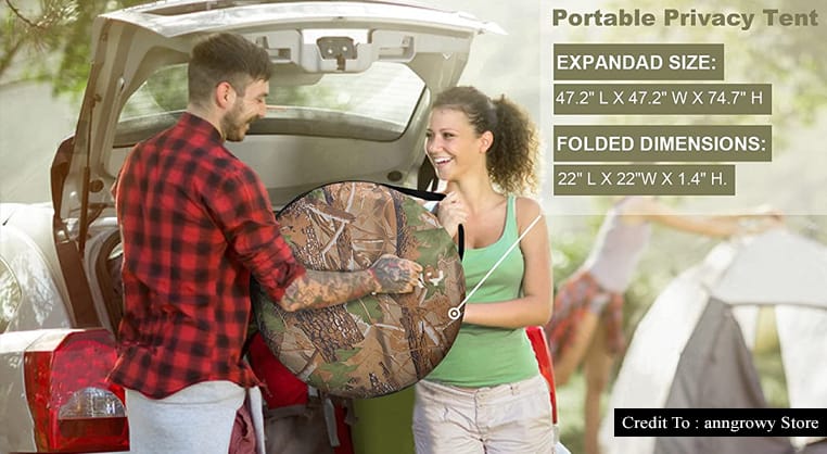 Pop Up Bathroom Tent