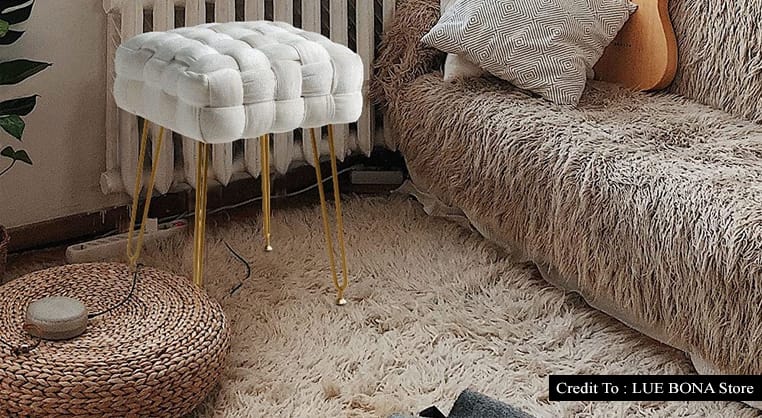 upholstered foot stools