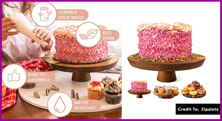 Wooden Cake Stands —