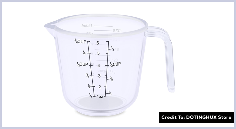 3 4 On A Measure Cup
