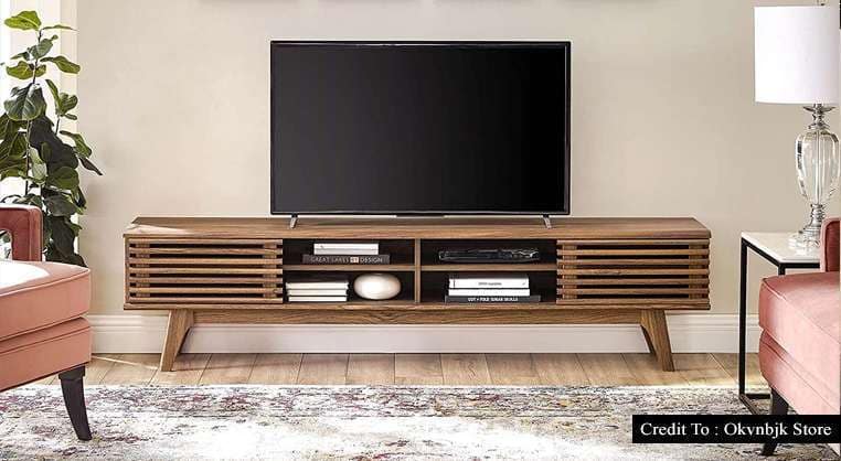 Low profile media console