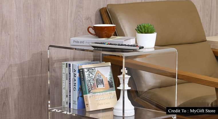 acrylic nightstand