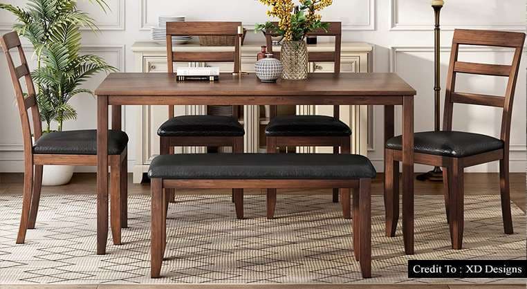 Farmhouse Table And Bench