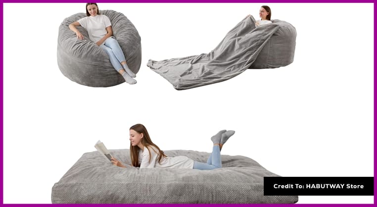 Bean bag mattress