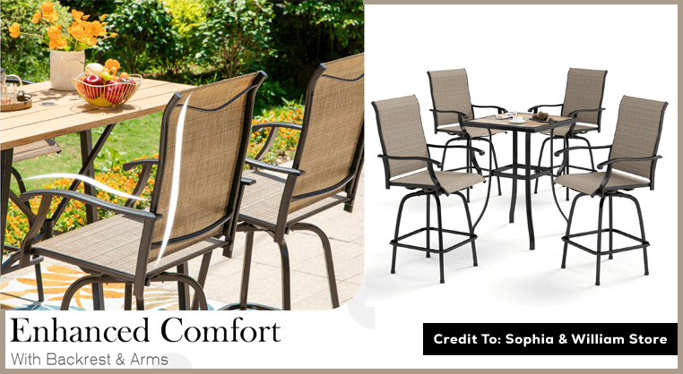 Outdoor Bar Height Chairs