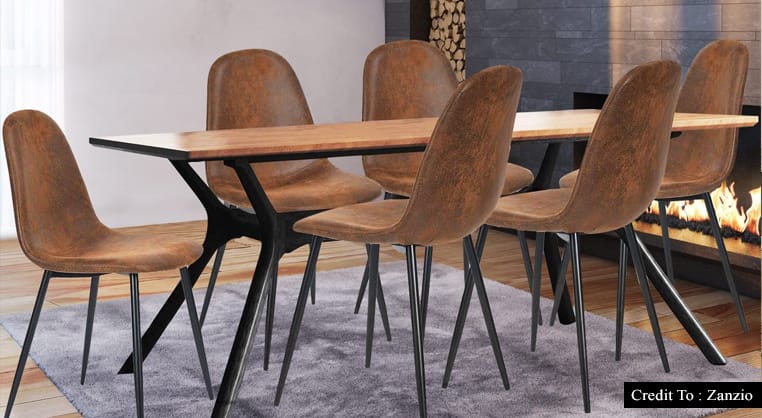 dining chairs with metal legs