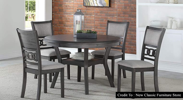 gray dining room chairs