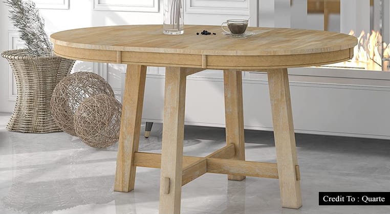 round dining table with leaf