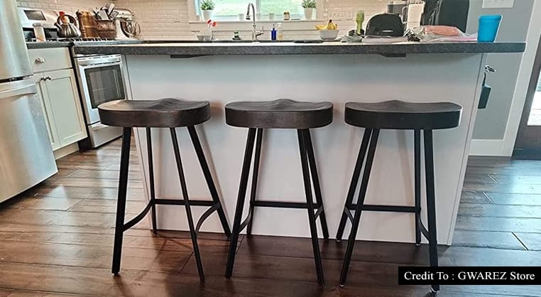 rustic counter stools