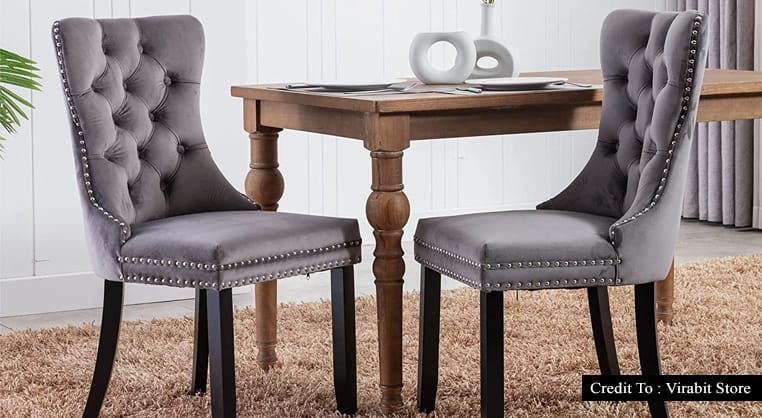 tufted dining room chairs