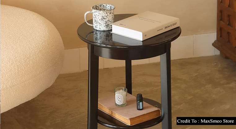 side table with storage for living room