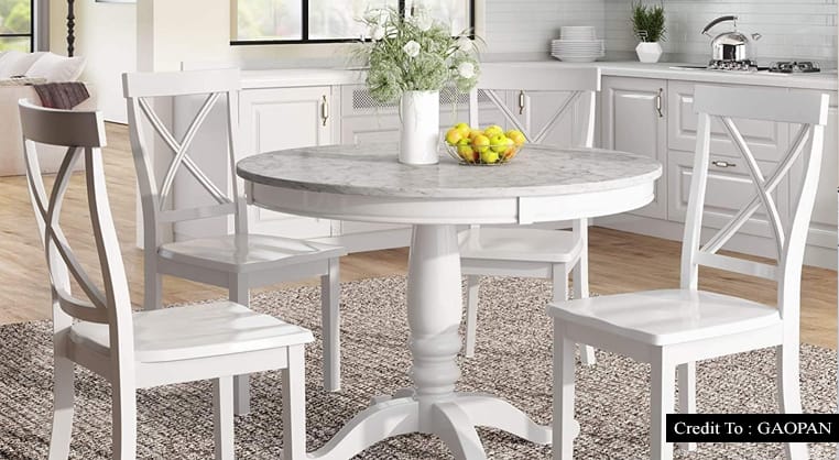 4 person dining table set