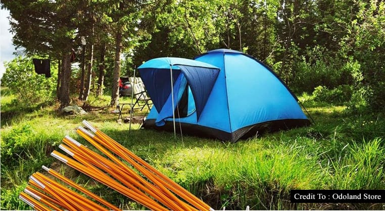 adjustable tent poles