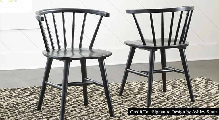 black farmhouse dining chairs