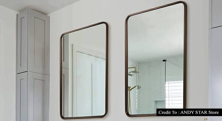 bronze vanity mirror