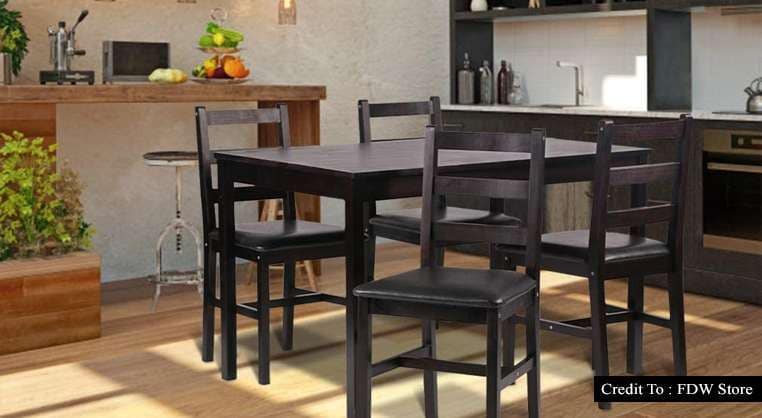 dining room table set for 4