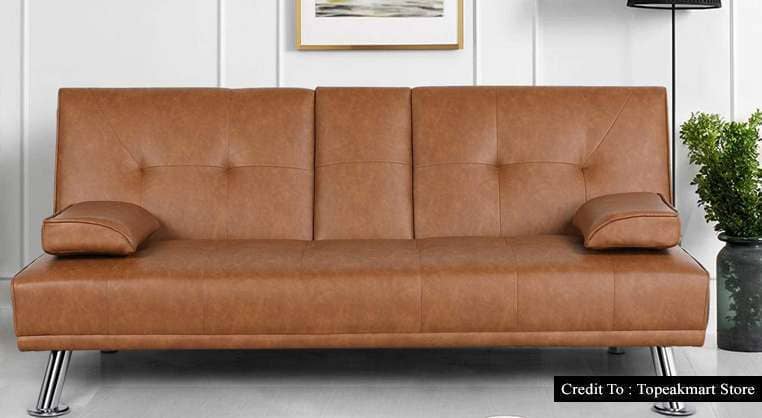 Faux Leather Sleeper sofa
