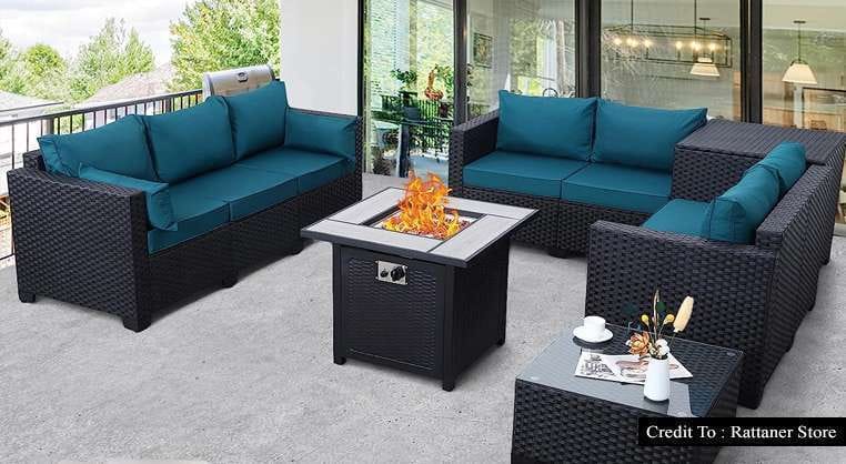Fire Pit Coffee Table Outdoor