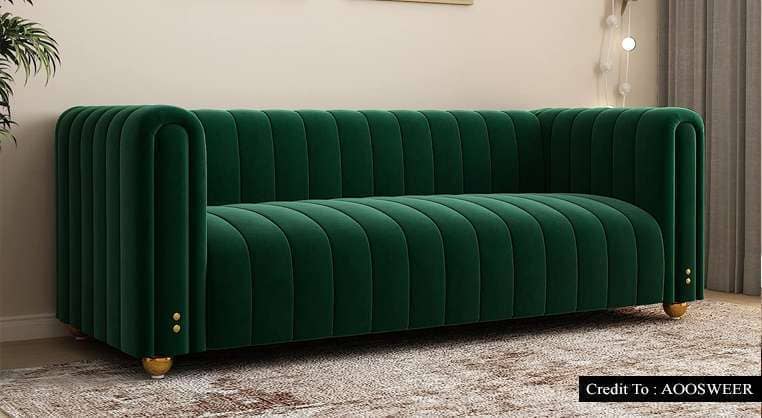 Green Love Seat