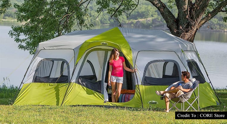 huge camping tent