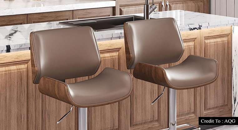 Leather Swivel Counter Stools