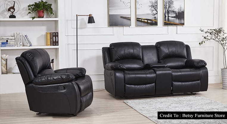 Loveseat and Recliner Set