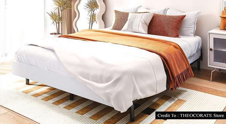 Low bed frame queen