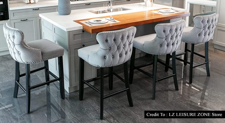 upholstered bar stools with backs