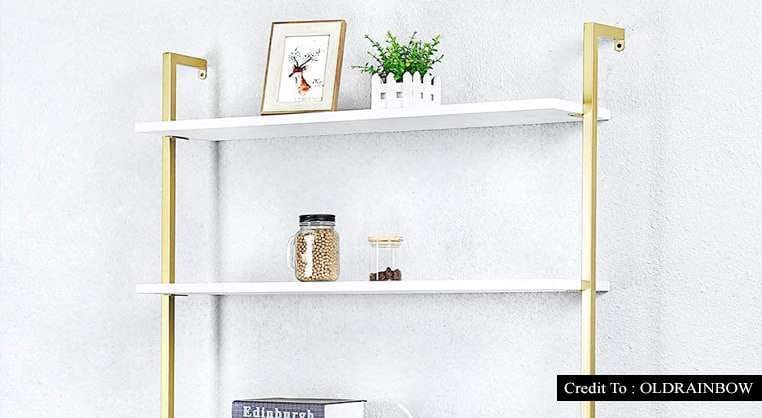 wall mounted book shelves