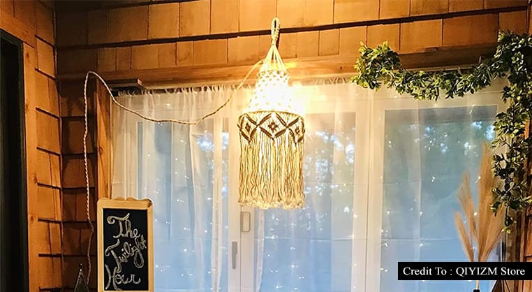 wicker lamps