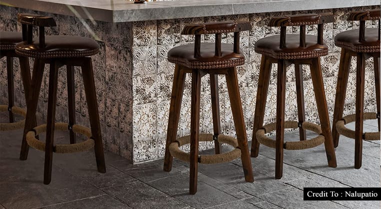 wood swivel counter stools
