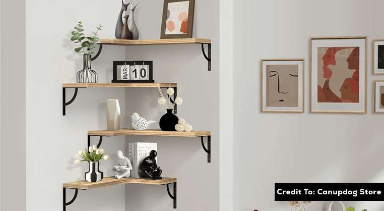 Floating Shelves Office